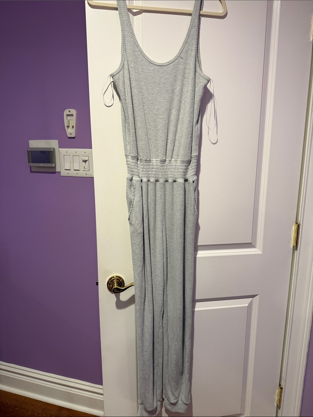 Spiritual gangster ribbed jumpsuit